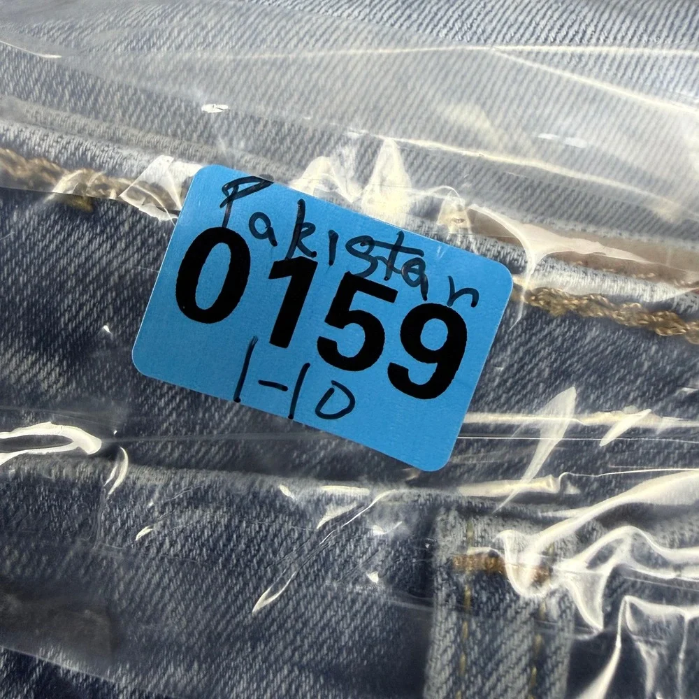 Levis 511 Slim Fit Jeans Mens 32x34 Light Wash Blue Denim 04511-3623